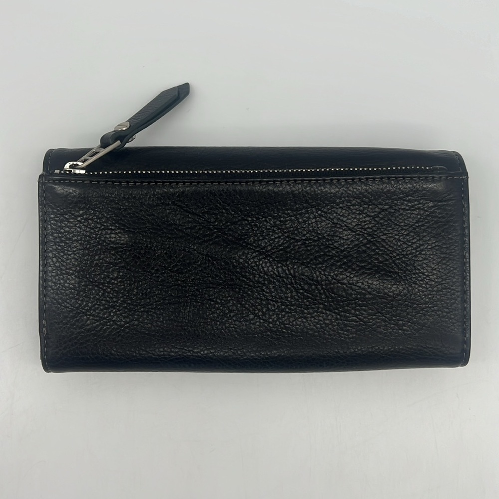 Fossil Issue No. 1954 Cowhide Leather Flap Clutch… - image 2